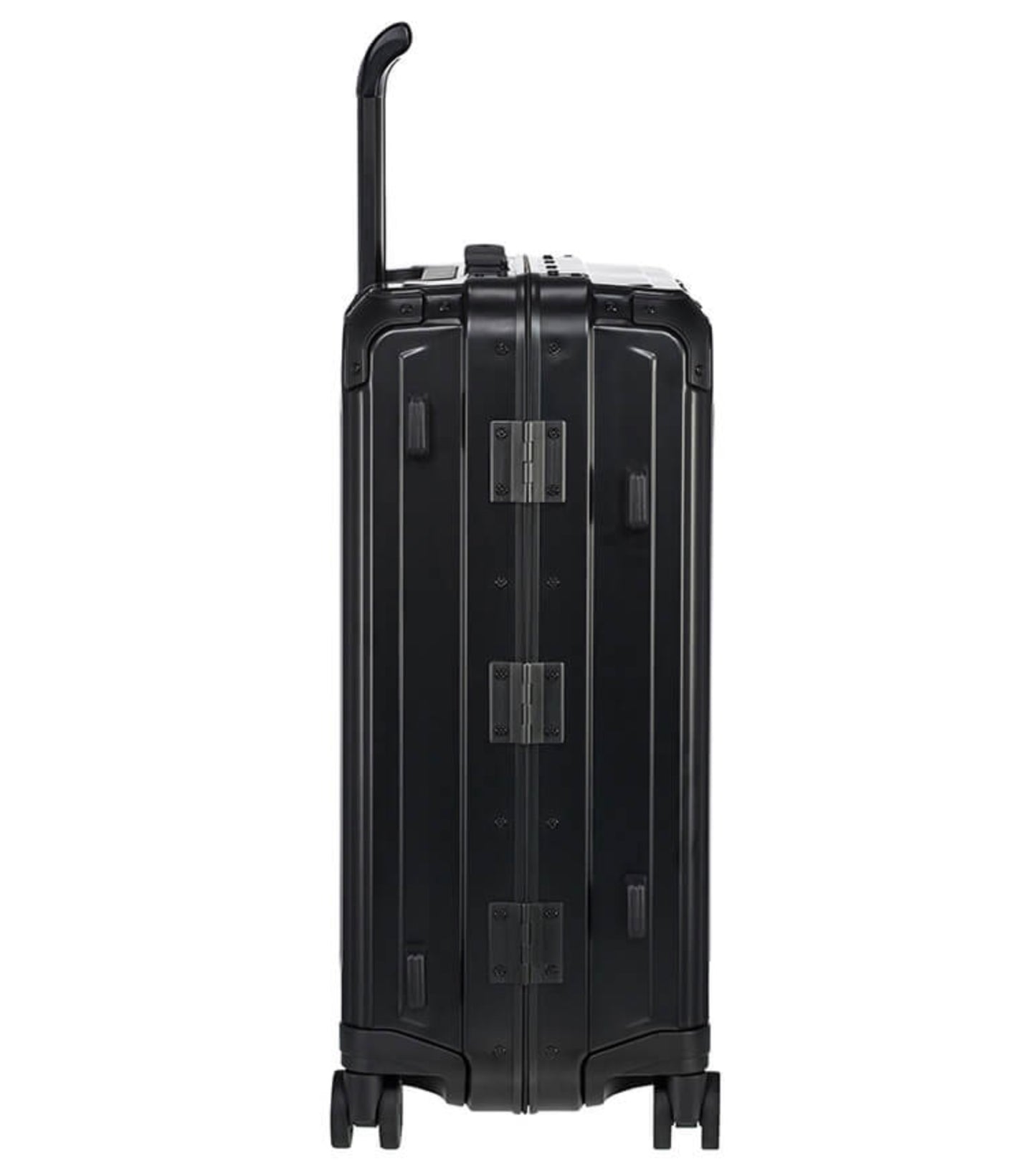 Samsonite Lite-Box ALU Anodised Aluminium 55 cm 4 Wheeled Spinner - Black