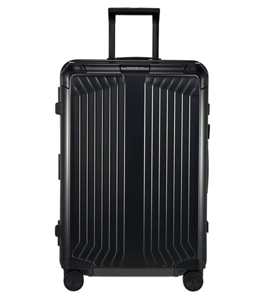 Samsonite Lite-Box ALU Anodised Aluminium 69 cm 4 Wheeled Spinner - Black