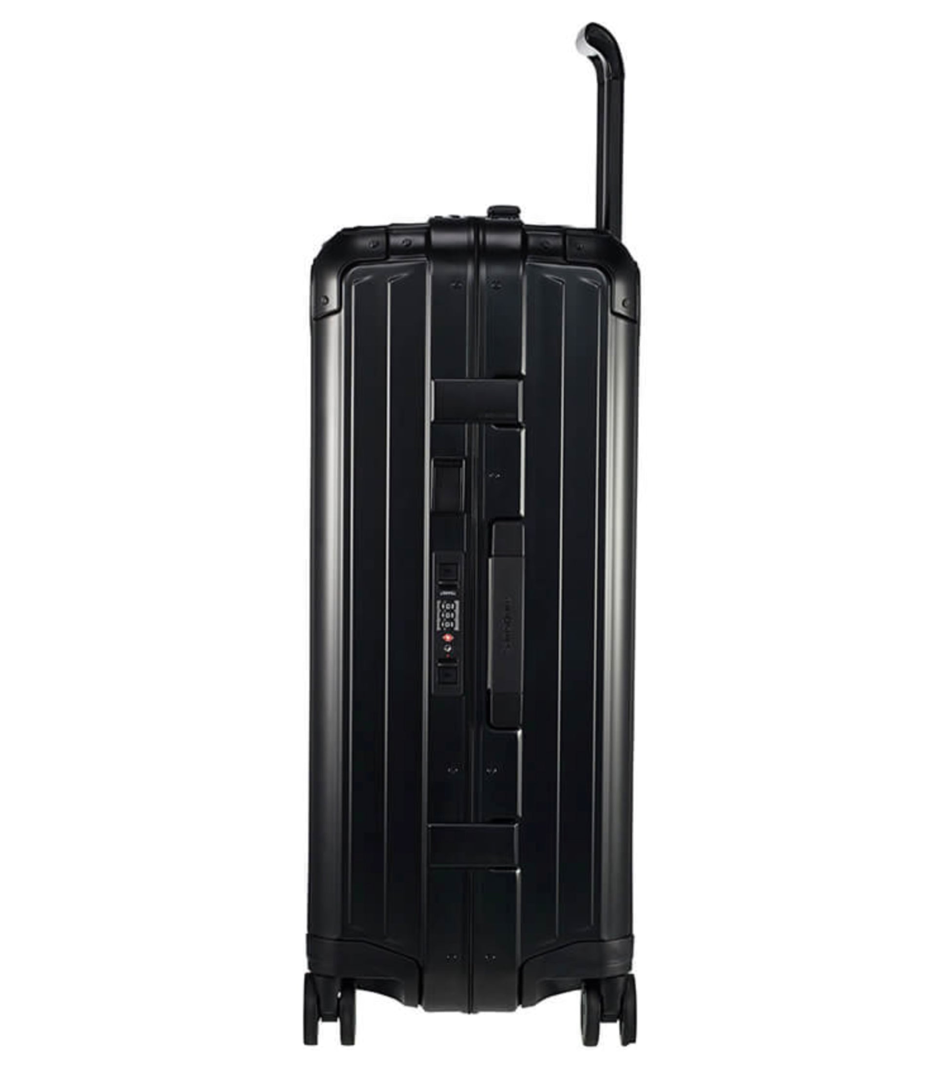 Samsonite Lite-Box ALU Anodised Aluminium 69 cm 4 Wheeled Spinner - Black