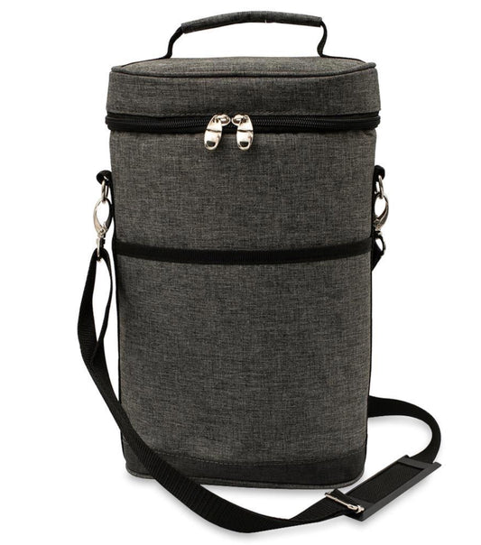 Karlstert Premium 2 Bottle Carrier - Charcoal