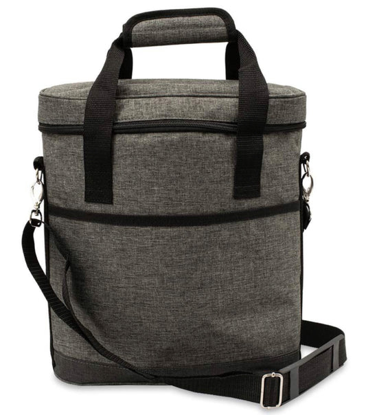 Karlstert Premium 3 Bottle Carrier - Charcoal