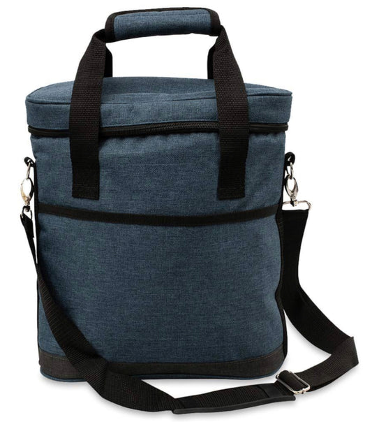 Karlstert Premium 3 Bottle Carrier - Blue