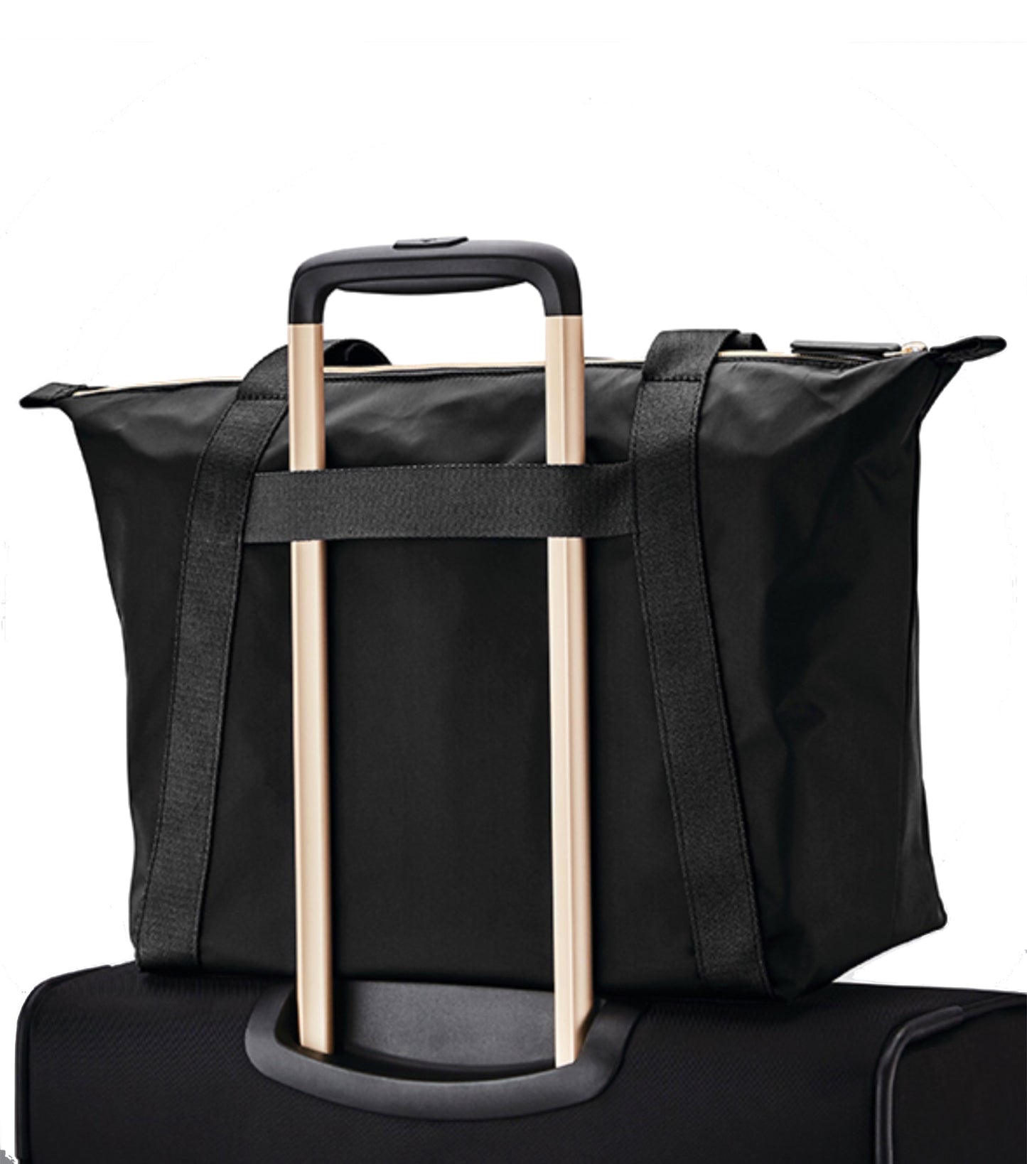 Luggage sleeve on rear (luggage sold separately)