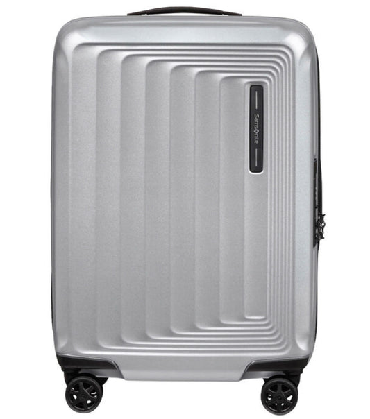 Samsonite Nuon 55 cm Expandable Cabin Spinner Luggage - Matt Silver