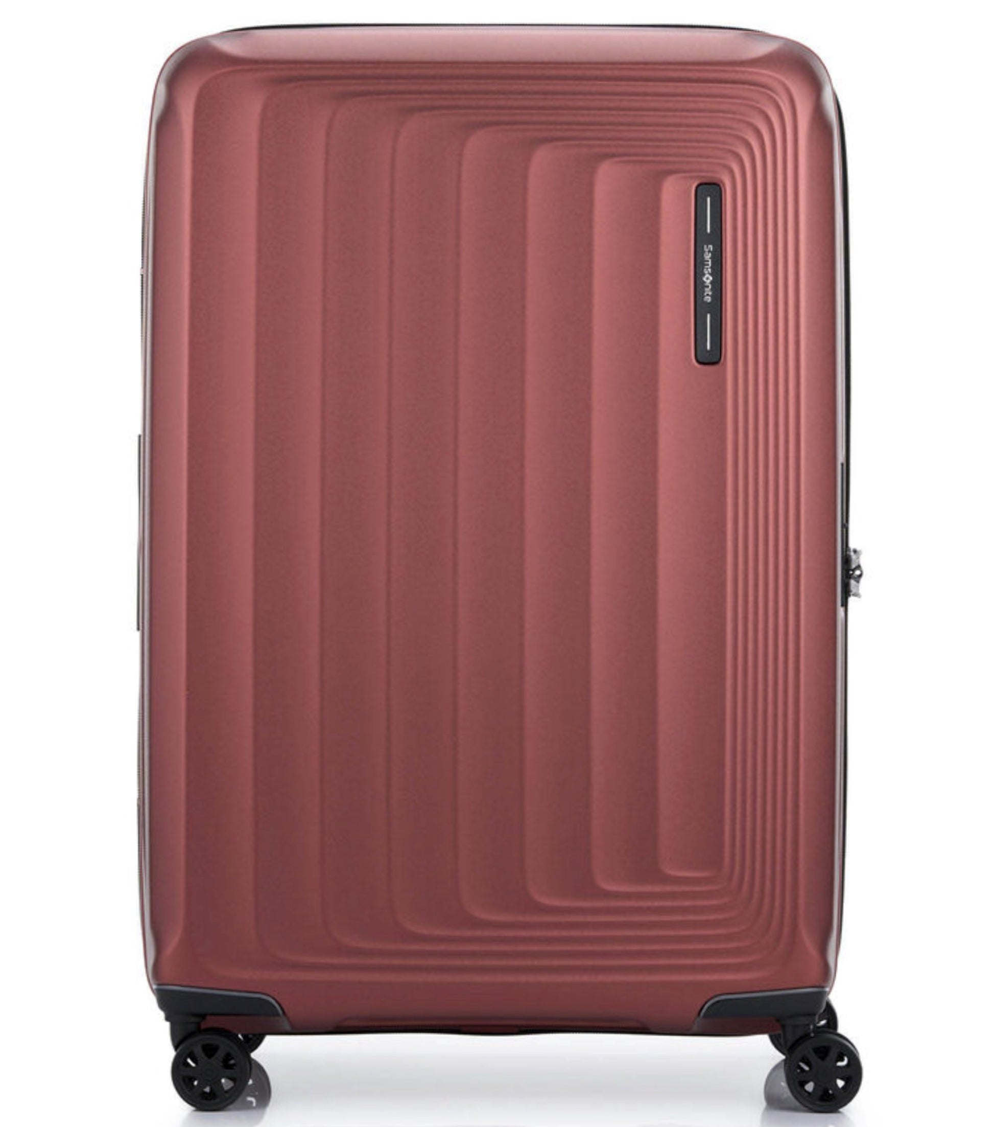 Samsonite Nuon 75 cm Expandable Spinner Suitcase - Terracotta Red