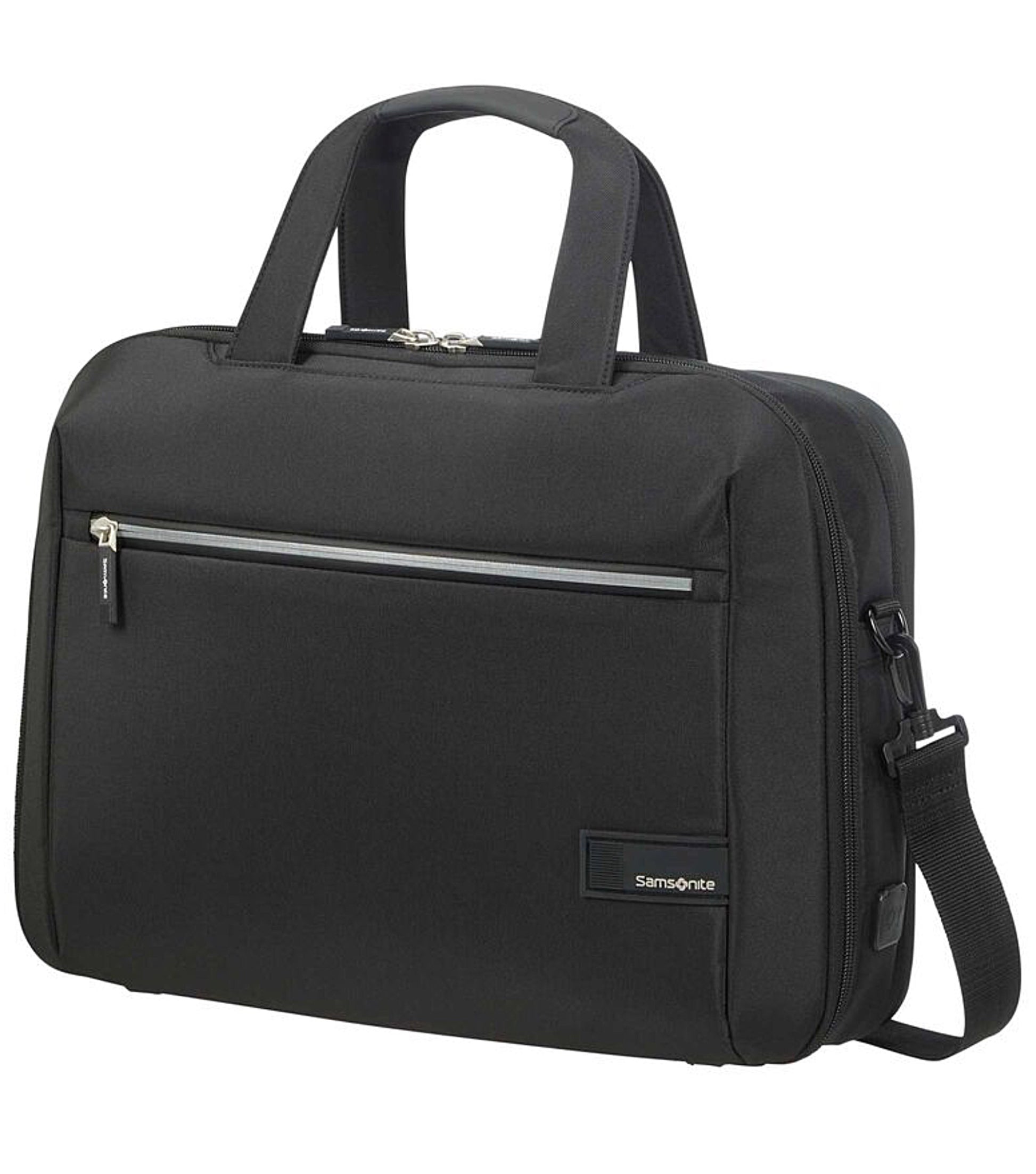 Samsonite Litepoint - Bailhandle Expandable 15.6" Laptop Bag - Black