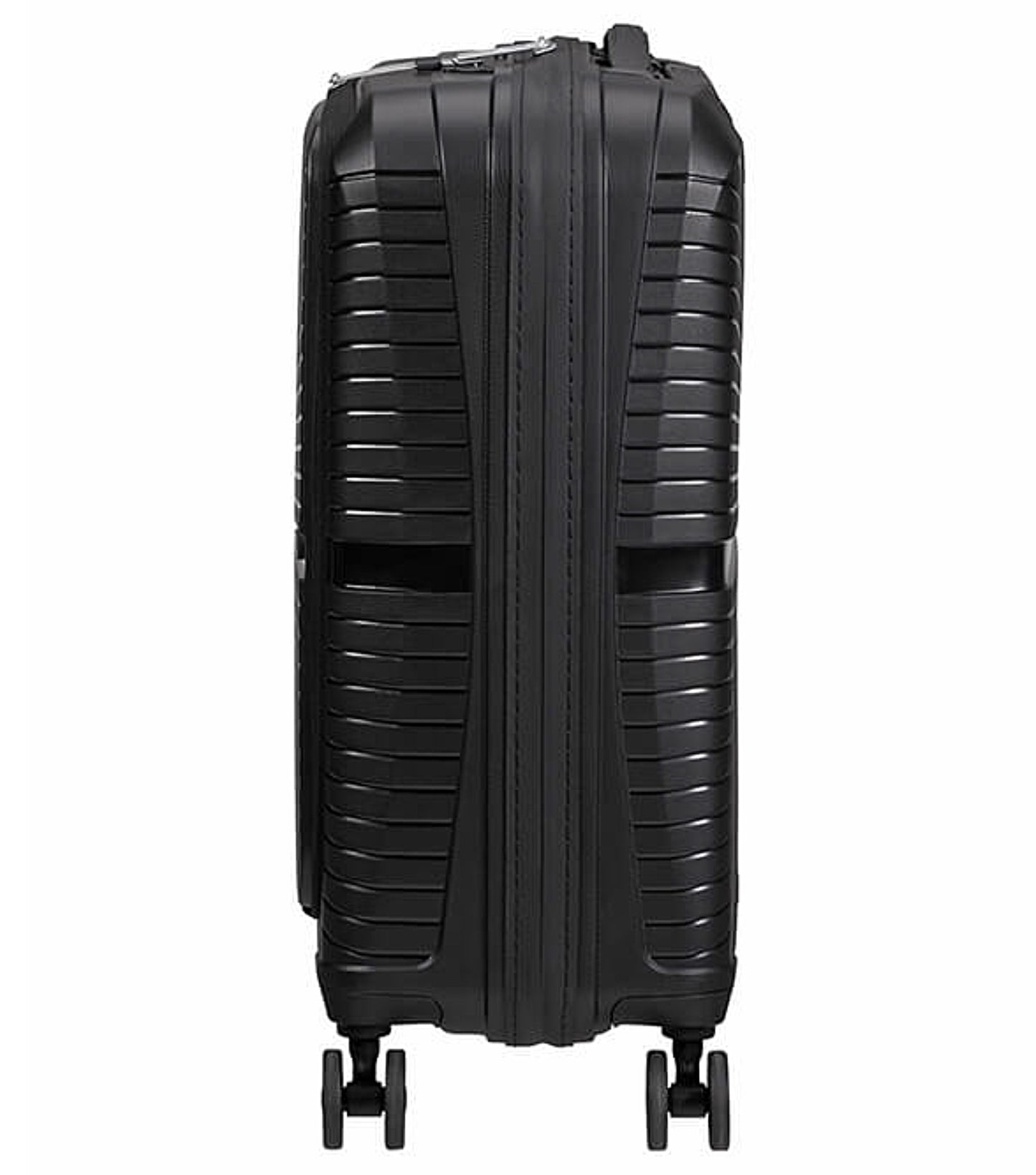 American Tourister Airconic 55 cm 4 Wheel Front Loading Carry-On Spinner - Onyx Black