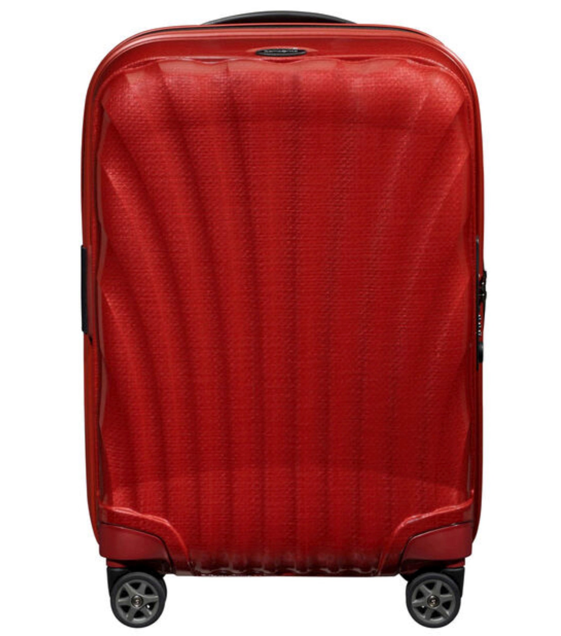 Samsonite C-Lite 55 cm Expandable 4-Wheel Cabin Spinner Suitcase - Chili Red