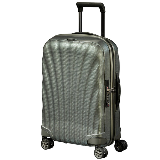 Samsonite C-Lite 55 cm Expandable 4-Wheel Cabin Spinner Suitcase - Metallic Green