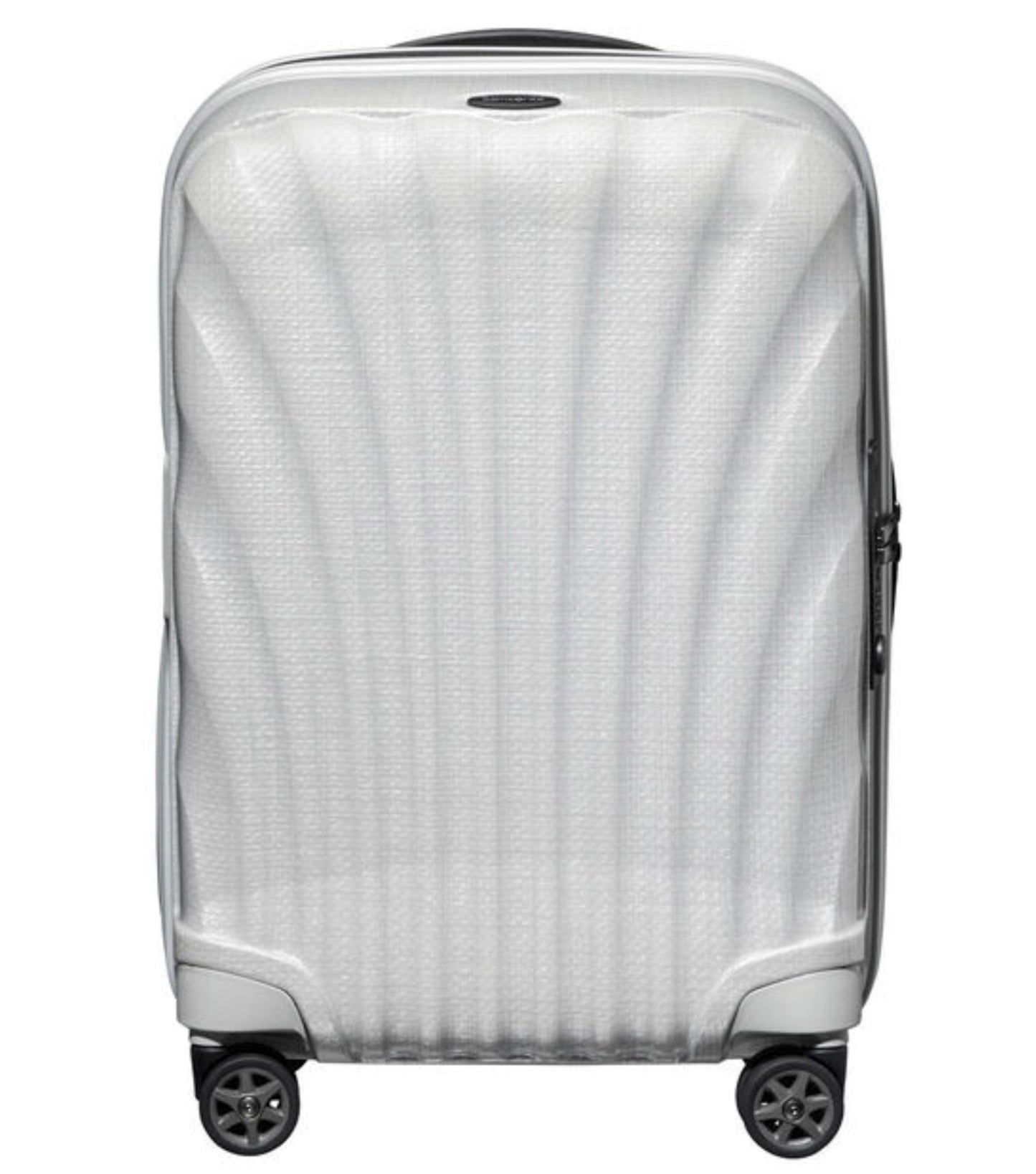 Samsonite C-Lite 55 cm Expandable 4-Wheel Cabin Spinner Suitcase - Off White