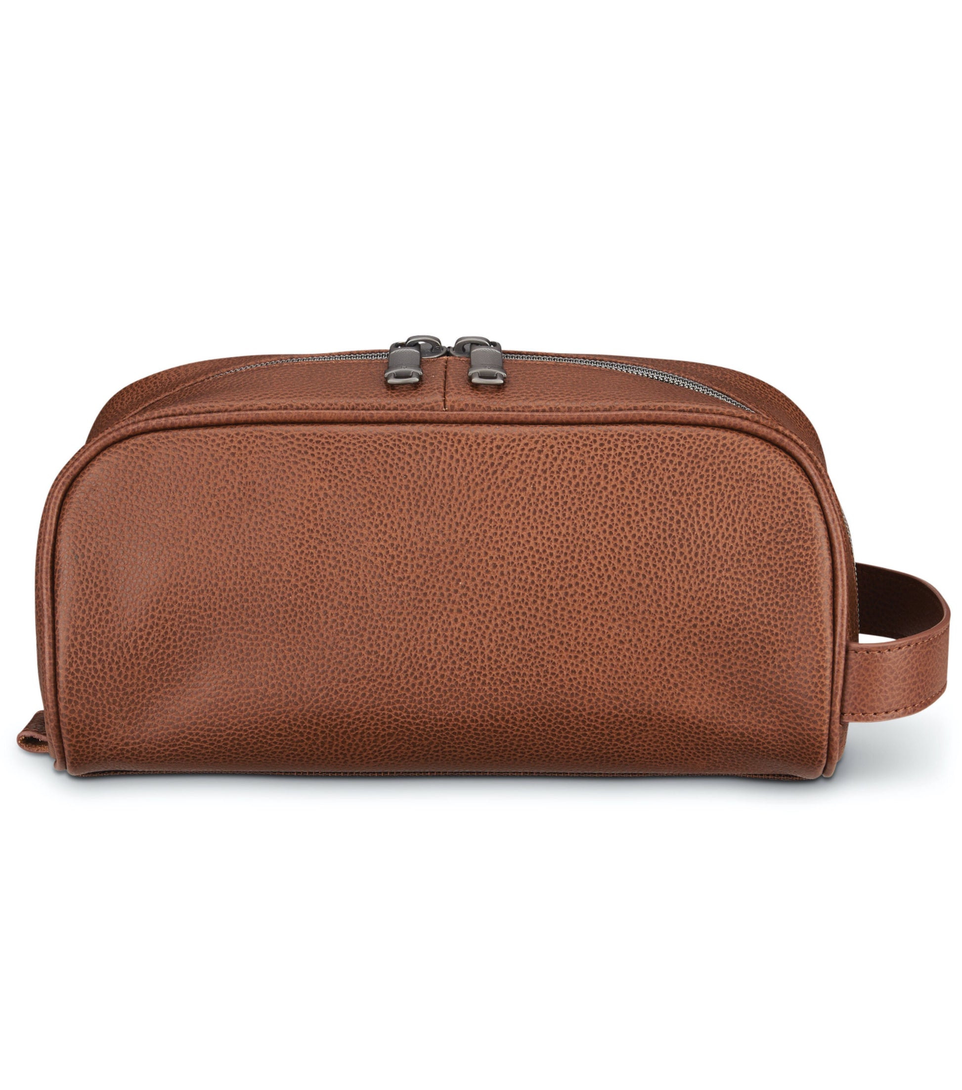 Samsonite Classic Leather Travel / Toiletry Bag - Cognac