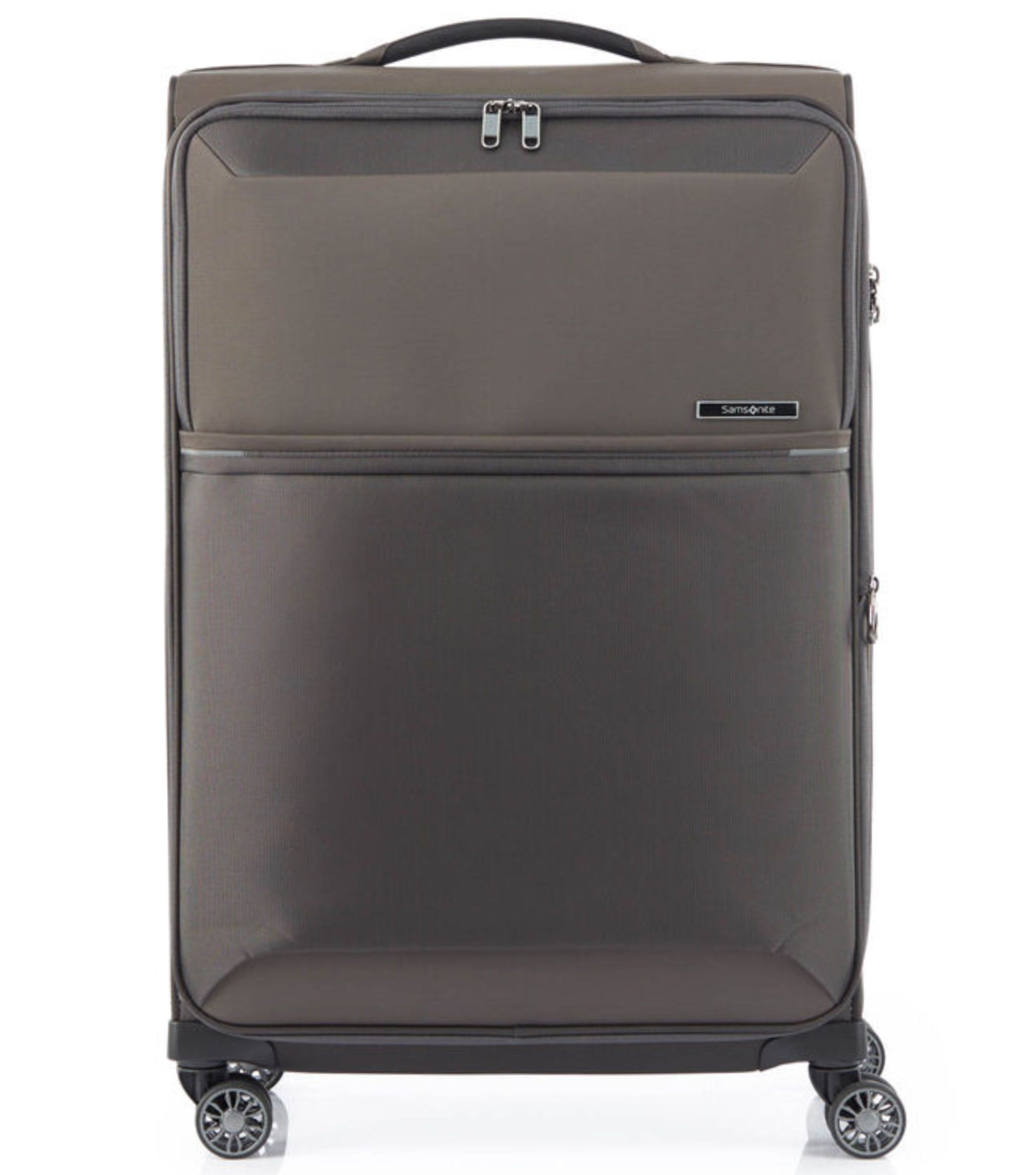 Grey samsonite suitcase on sale