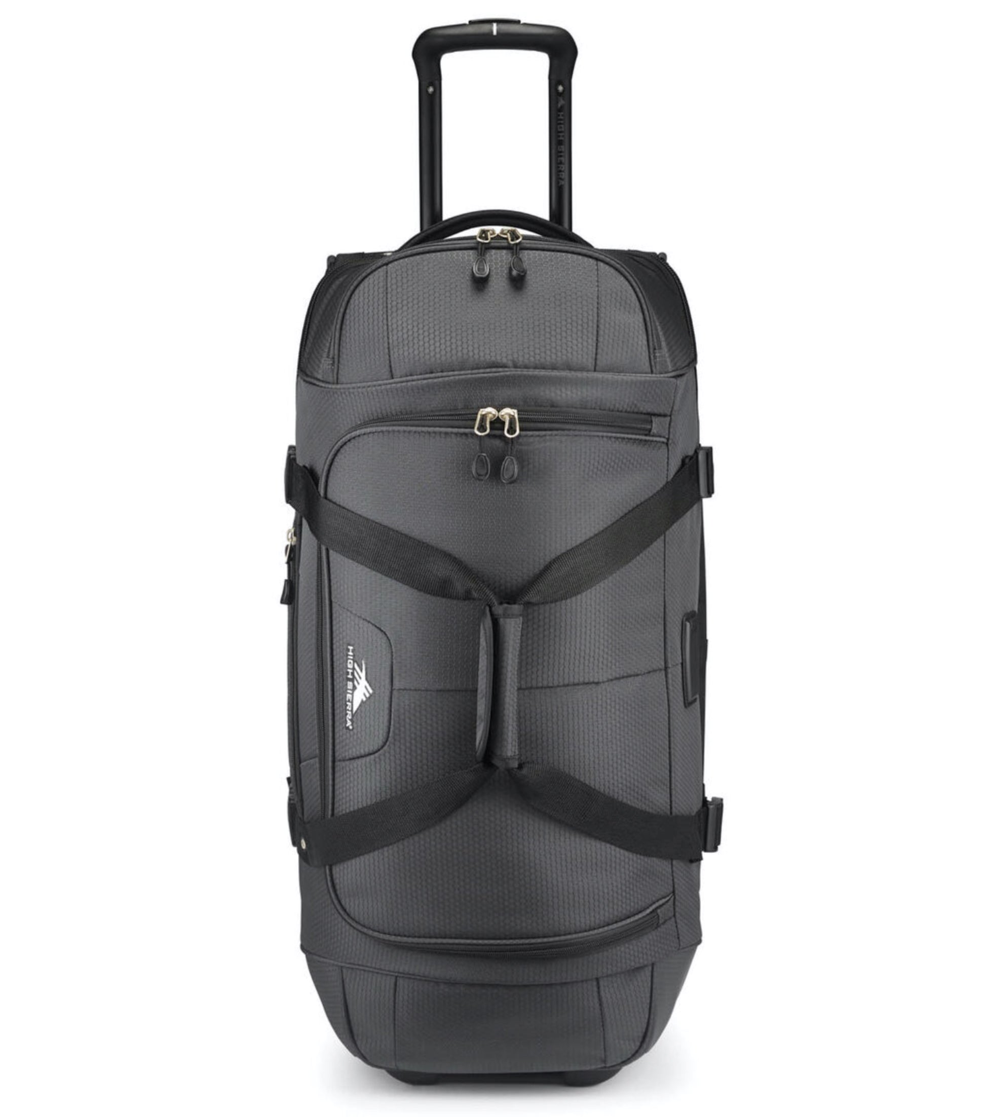 High Sierra Fairlead 71 cm Drop-Bottom Wheeled Duffle - Mercury / Black