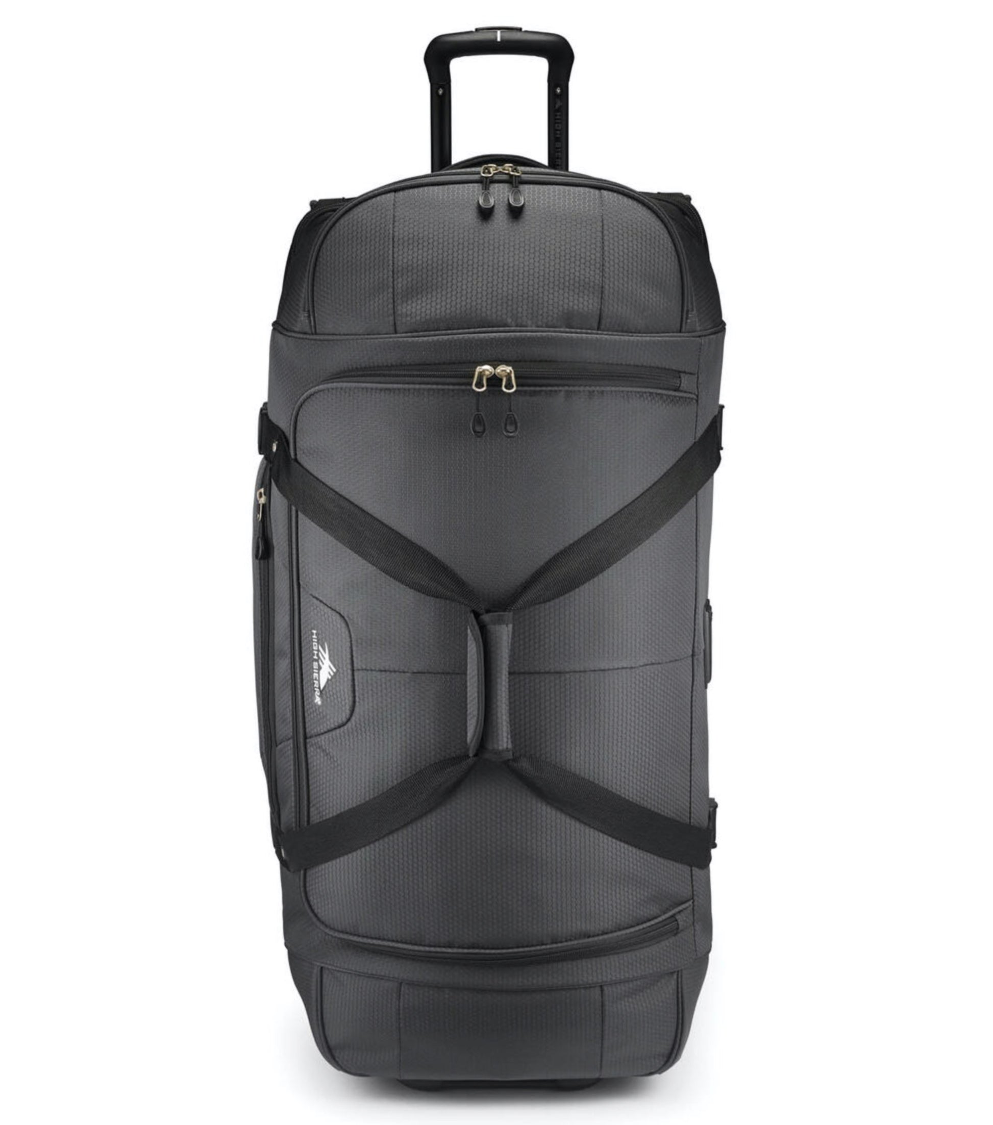 High Sierra Fairlead 86 cm Drop-Bottom Wheeled Duffle - Mercury / Black