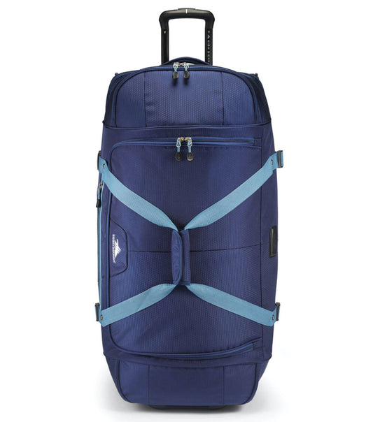 High Sierra Fairlead 86 cm Drop-Bottom Wheeled Duffle - True Navy / Graphite Blue