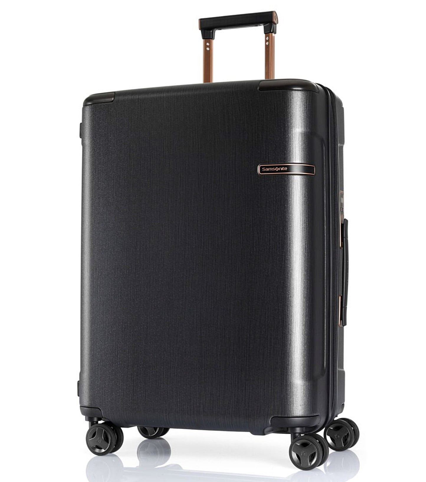 Samsonite EVOA TECH 69 cm 4 Wheel Expandable Non Tracker Luggage - Brushed Black