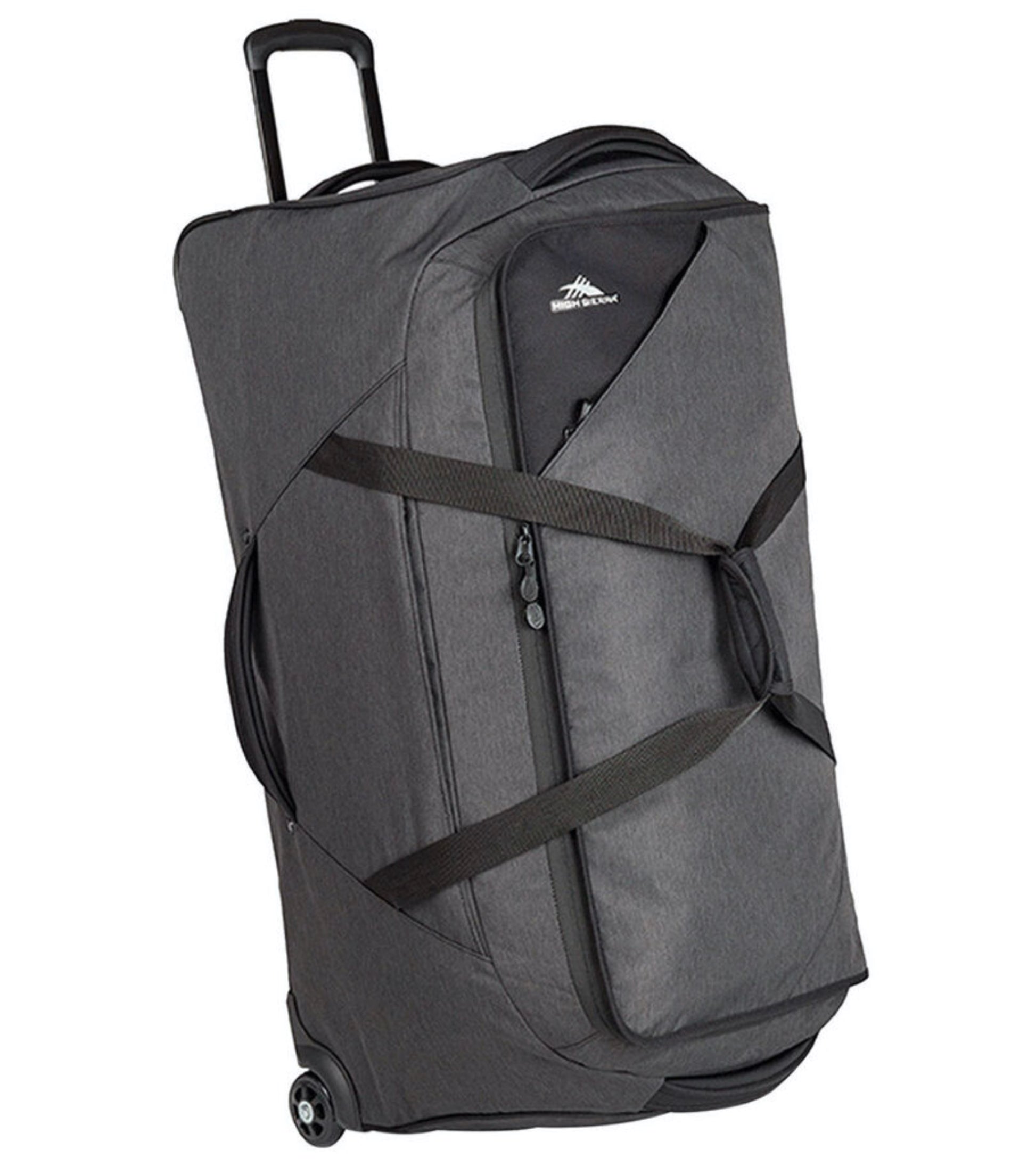 High Sierra Forester 86 cm Wheeled Duffle - Black Heather / Black