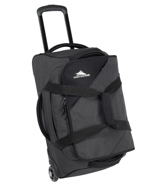 High Sierra Forester 55 cm Wheeled Duffle - Black Heather / Black