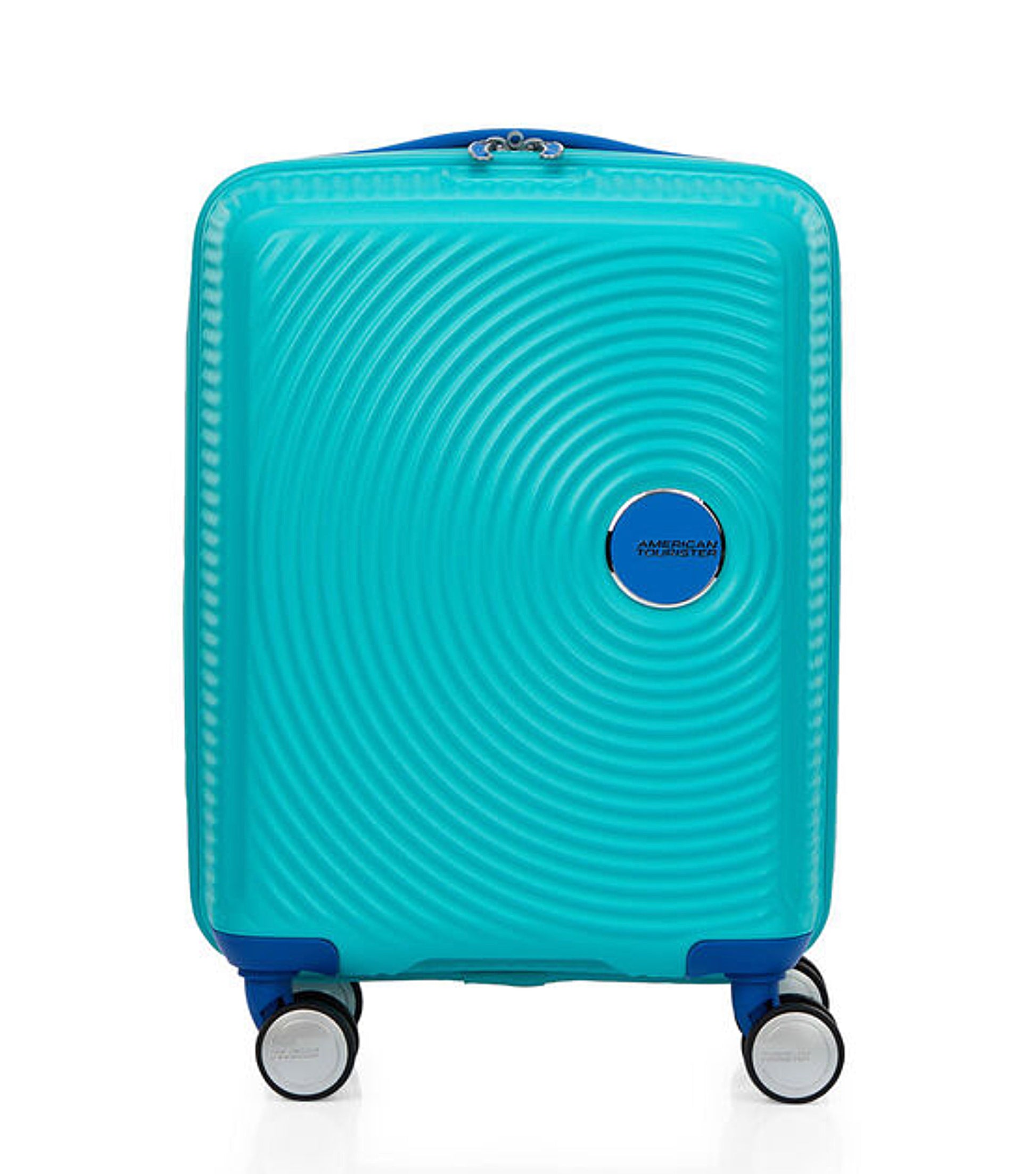 American Tourister Little Curio 47 cm Carry-On Spinner Luggage - Teal / Blue