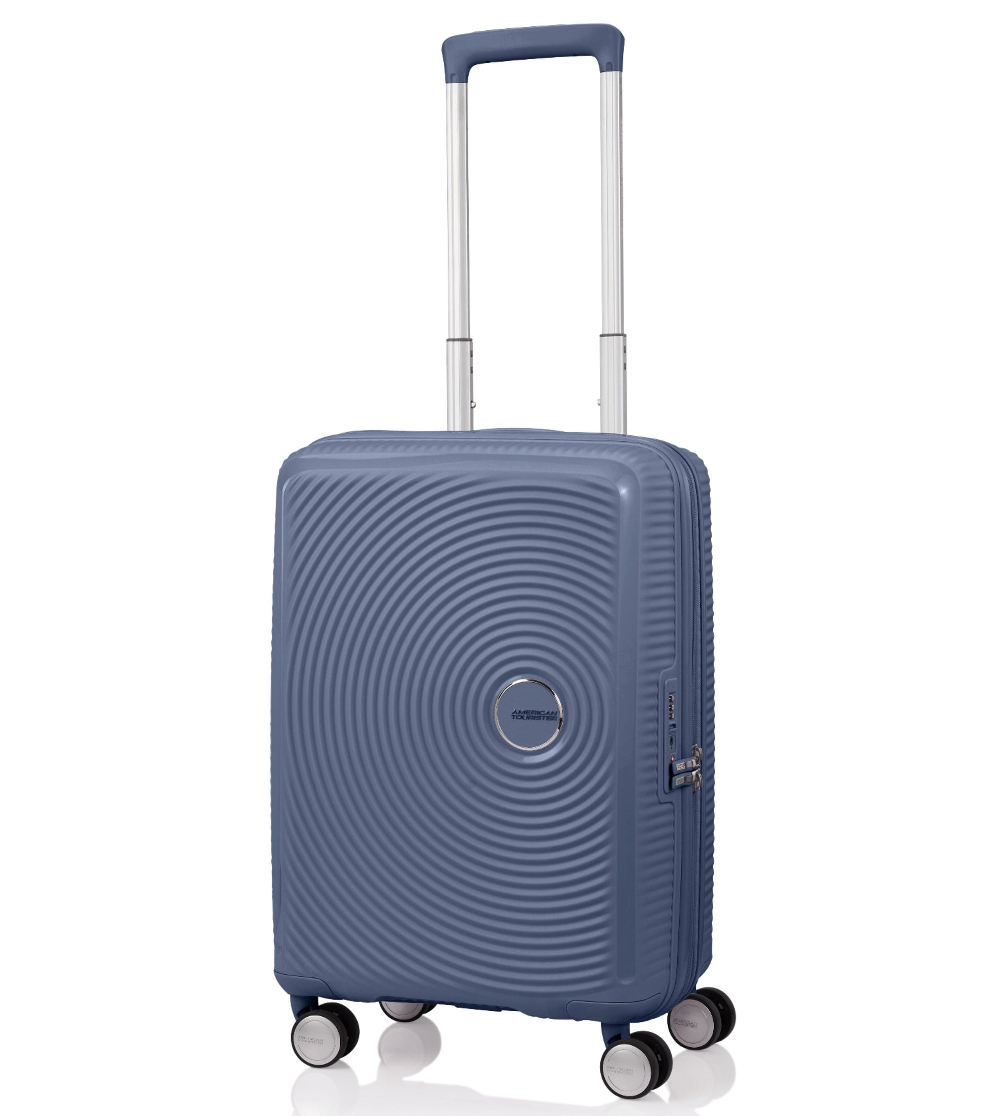 American Tourister Curio 2 - 55 cm Carry-On Spinner Suitcase - Stone Blue