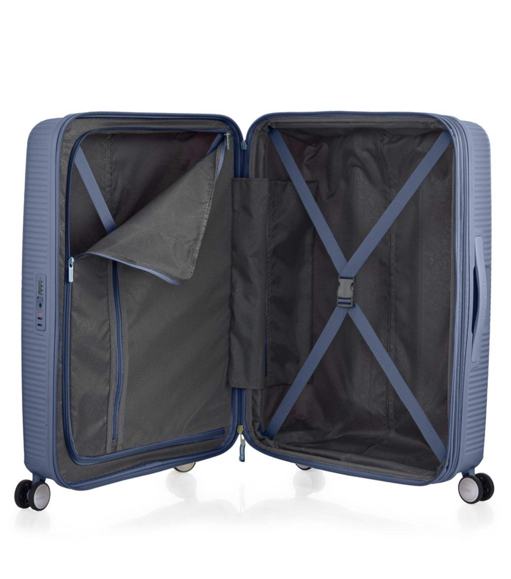 American Tourister Curio 2 - 80 cm Spinner Suitcase - Stone Blue