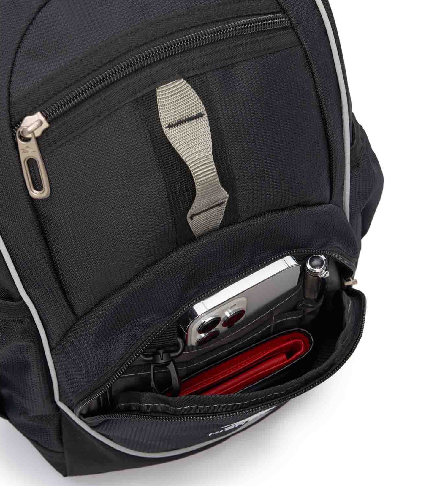 Multi-pocket organiser with key fob