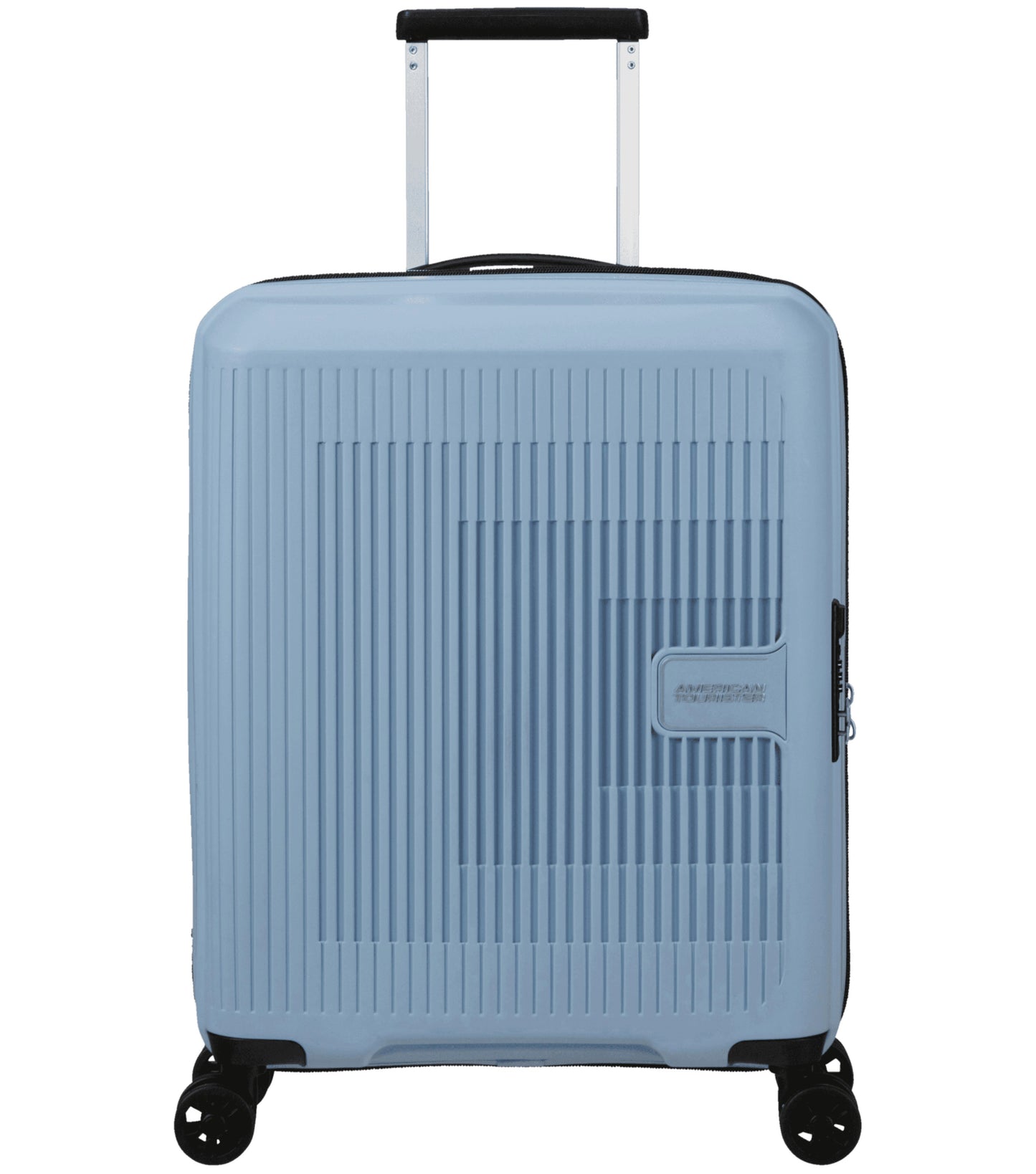 American Tourister AeroStep 55 cm Expandable Carry-On Spinner Luggage - Soho Grey