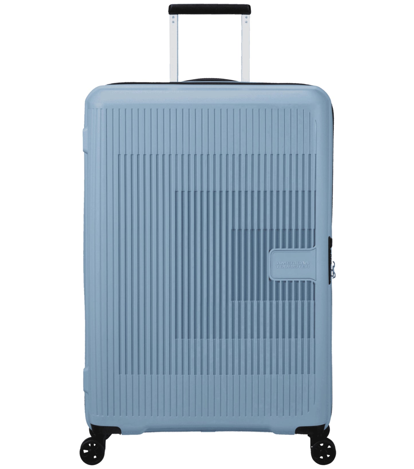 American Tourister AeroStep 77 cm Expandable Spinner Luggage - Soho Grey