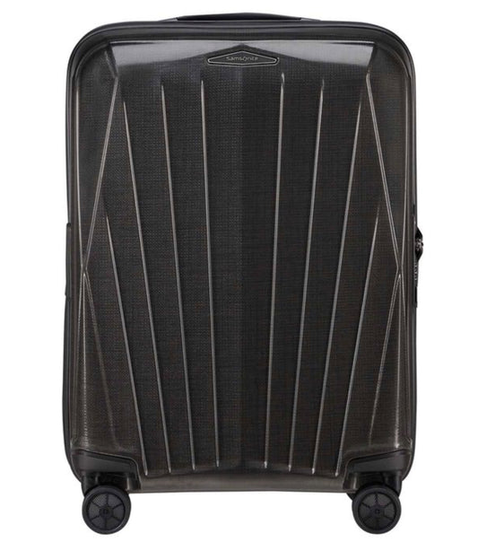 Samsonite Major-Lite 55 cm Expandable Carry-on Spinner Luggage - Black