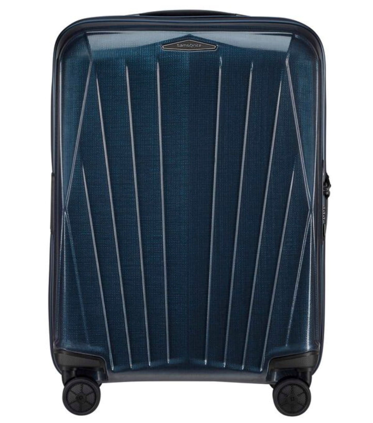 Samsonite Major-Lite 55 cm Expandable Carry-on Spinner Suitcase - Midnight Blue