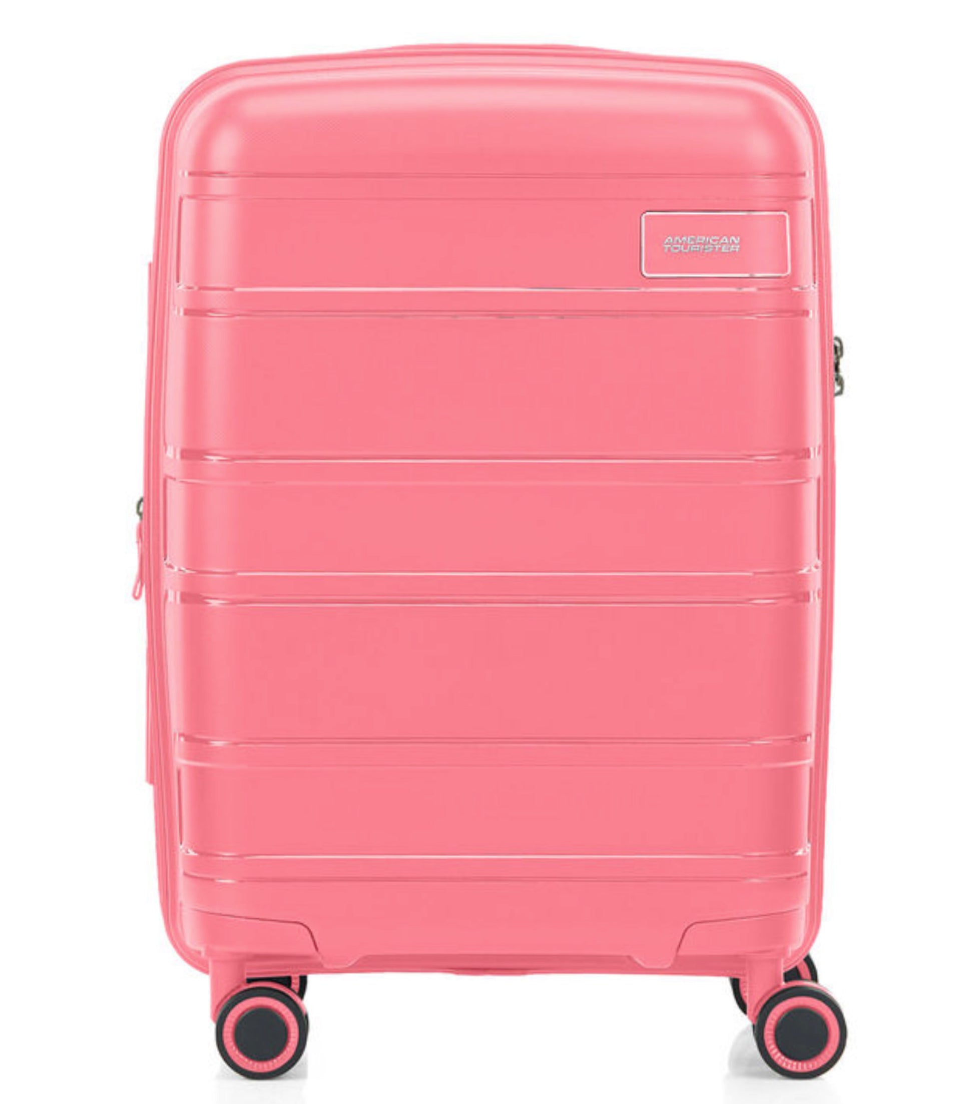 American Tourister Light Max 55 cm Expandable Carry-On Spinner Suitcase - Pink Blush