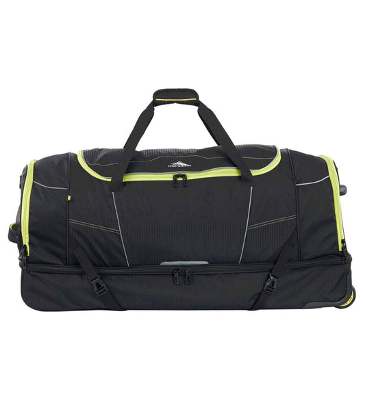  High Sierra Ultimate Access 3 - 91 cm Wheeled Drop Bottom Duffle - Black / Lime Green