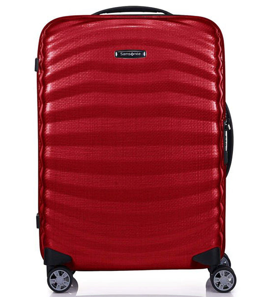 Samsonite Lite-Shock Sport 55 cm 4 Wheel Spinner Carry-On Suitcase - Chili Red