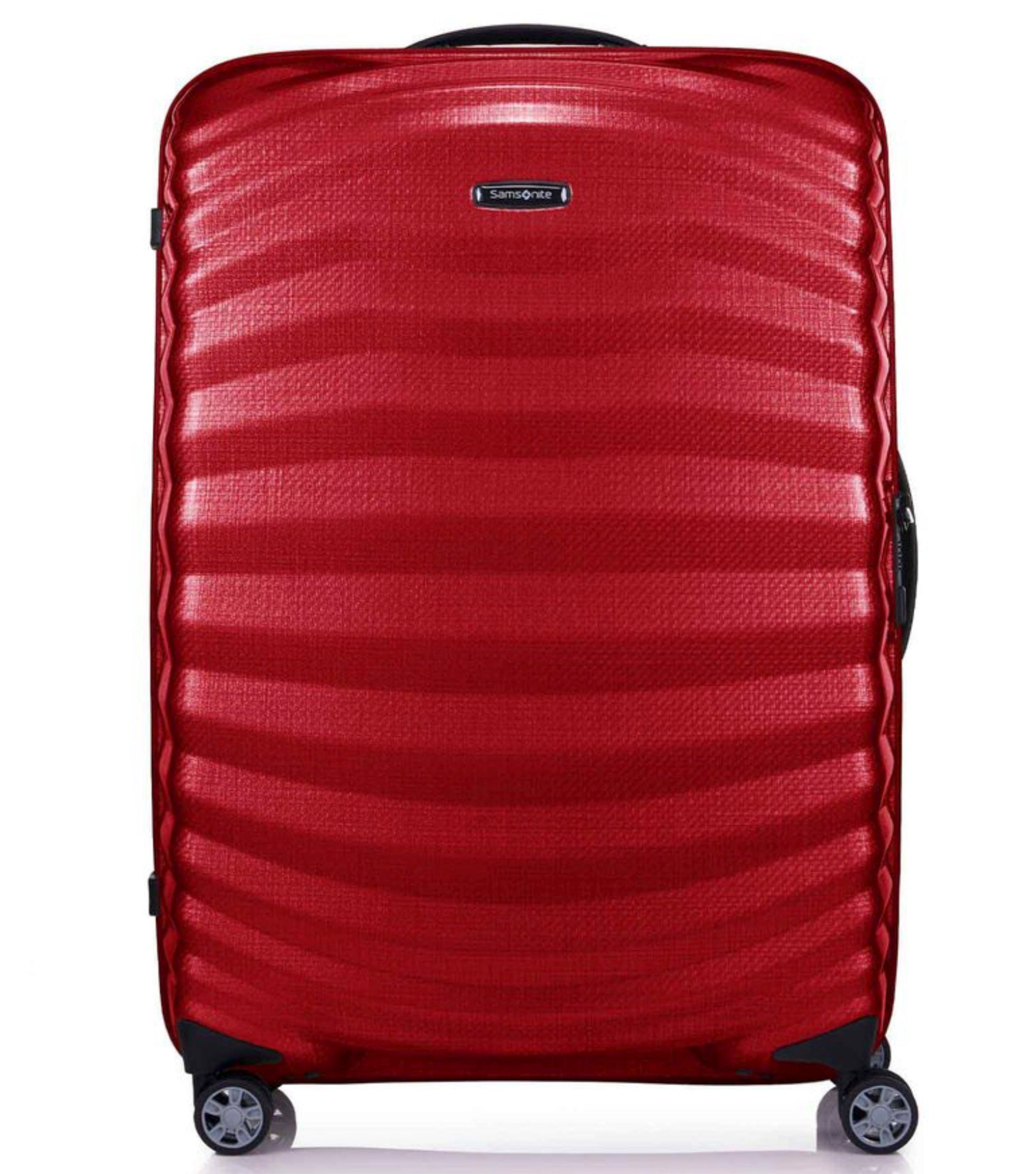 Samsonite Lite-Shock Sport 75cm 4 Wheel Spinner Suitcase - Chili Red