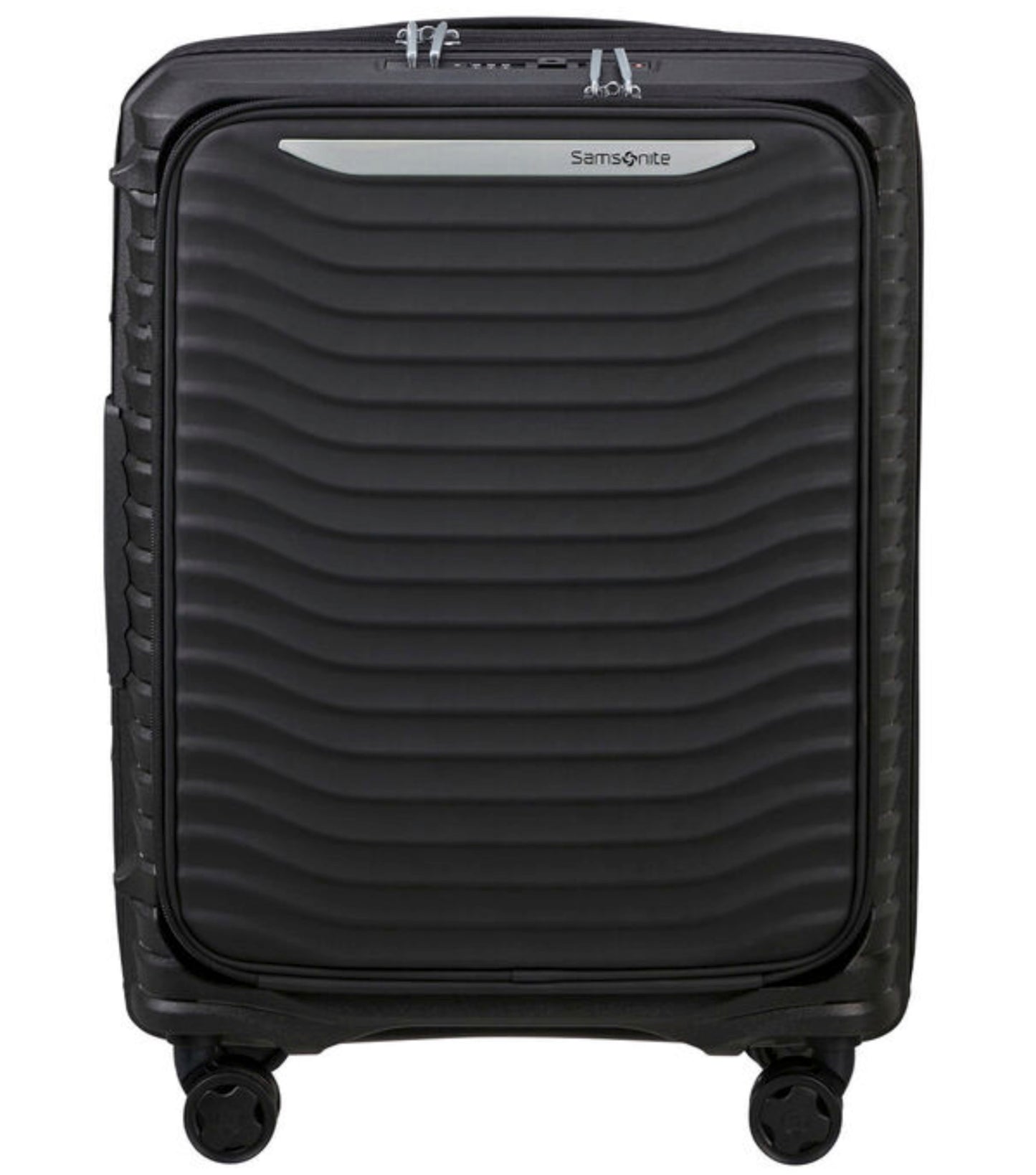 Samsonite Upscape 55 cm Expandable Easy Access Cabin Suitcase - Black