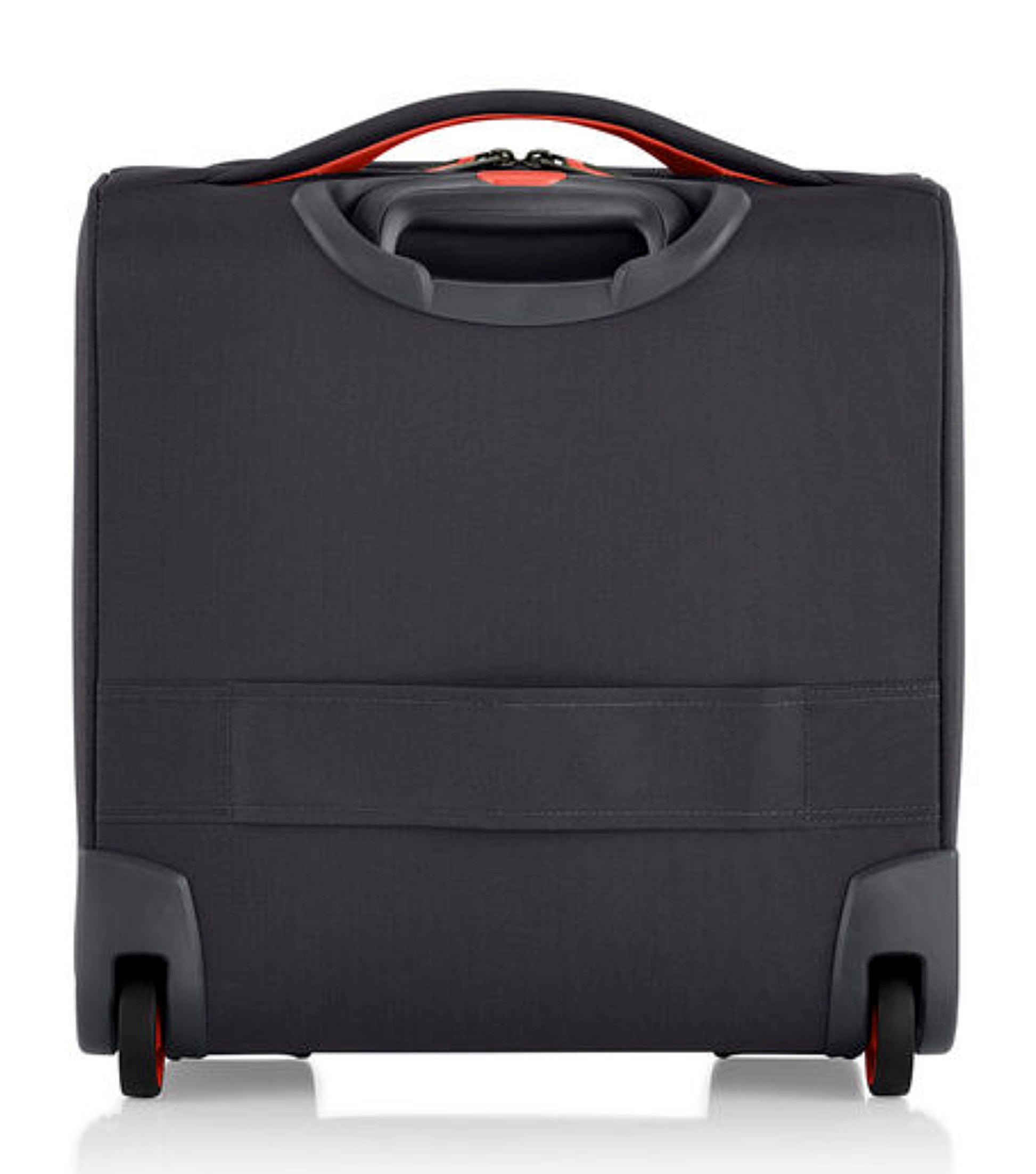 Luggage sleeve on rear of case