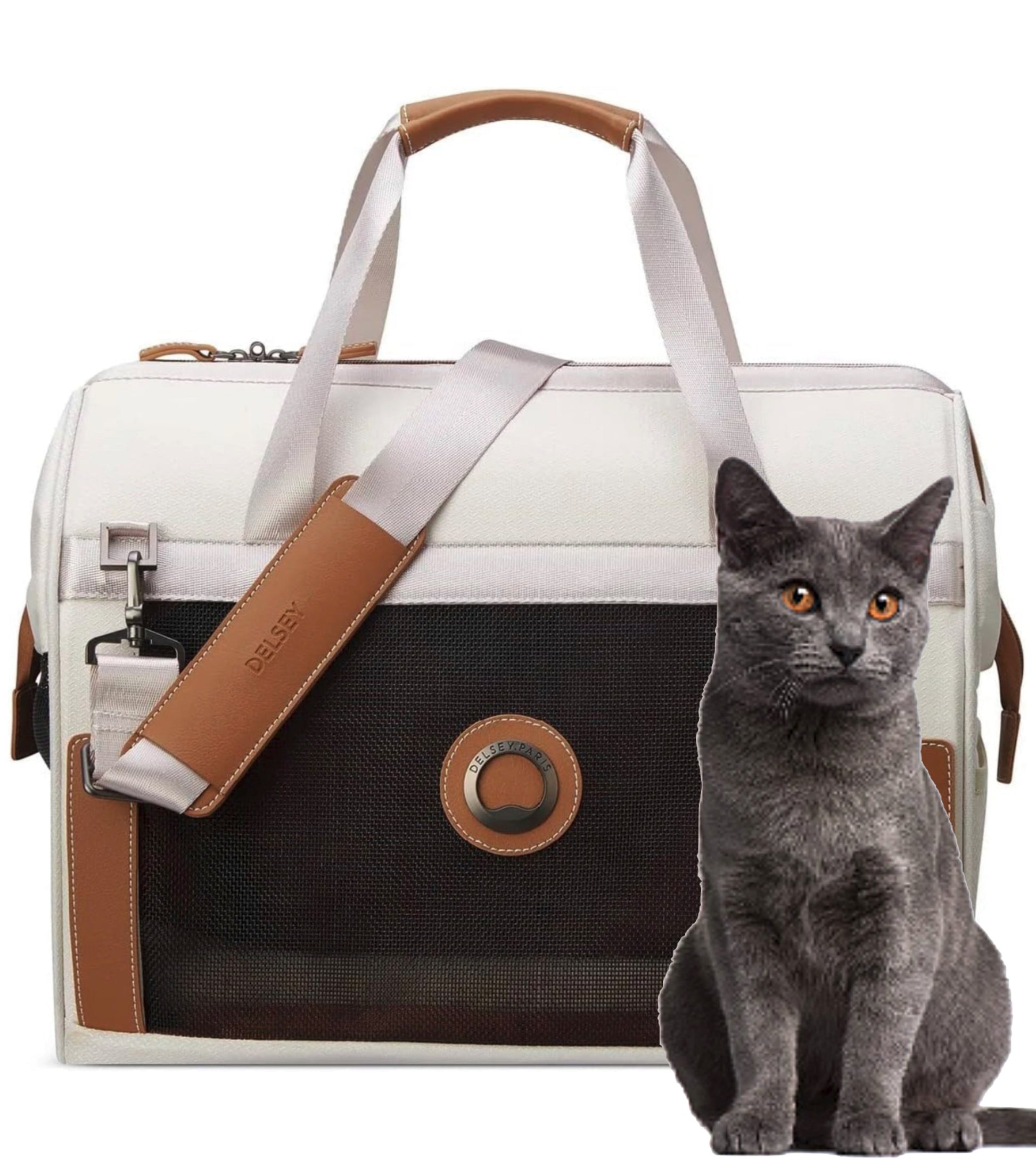 Delsey Chatelet Air 2.0 Animal Travel Carrier Bag - Angora