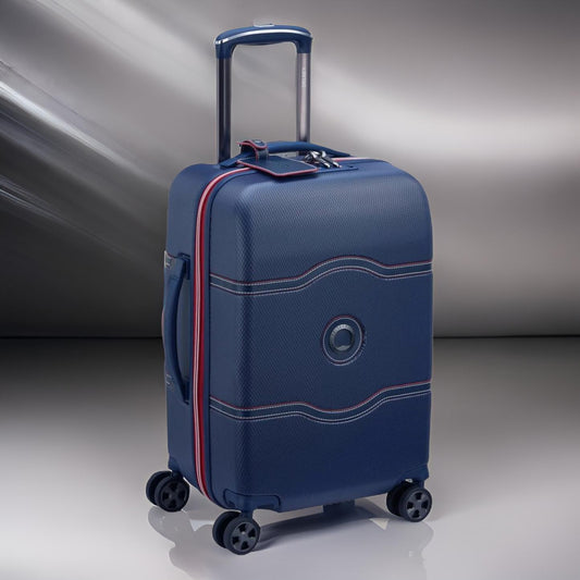 Delsey Chatelet Air 2.0 - 55 cm 4-Wheel Cabin Suitcase - Blue