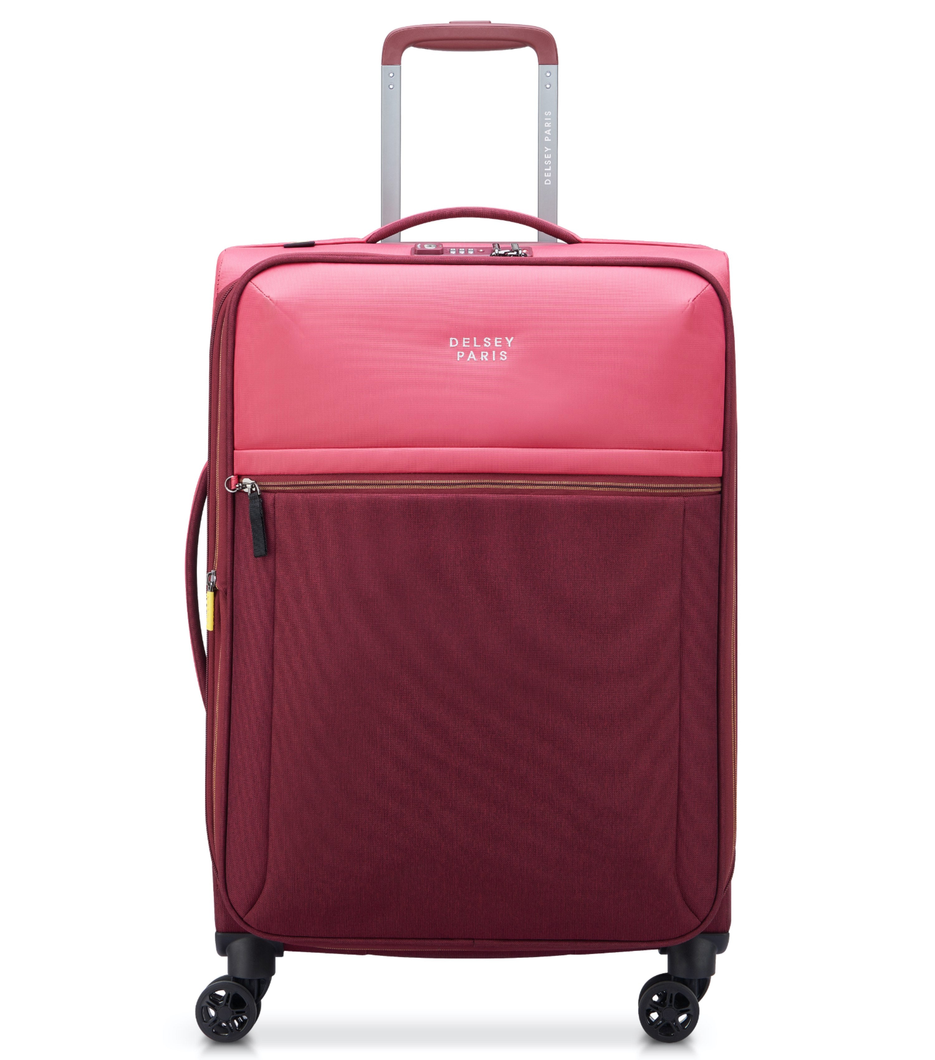 Delsey pink luggage deals