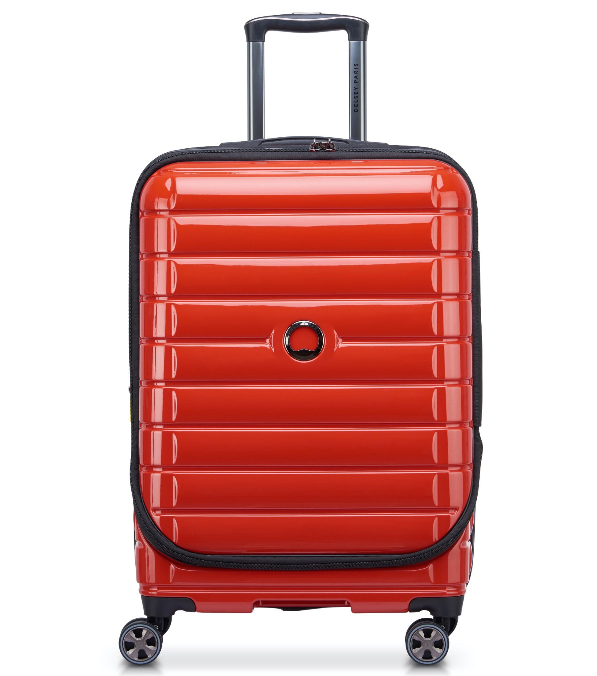 Delsey Shadow 5.0 - 66 cm Front Loader Spinner Luggage - Red