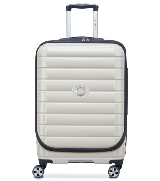 Delsey Shadow 5.0 - 66 cm Front Loader Spinner Luggage - Ivory