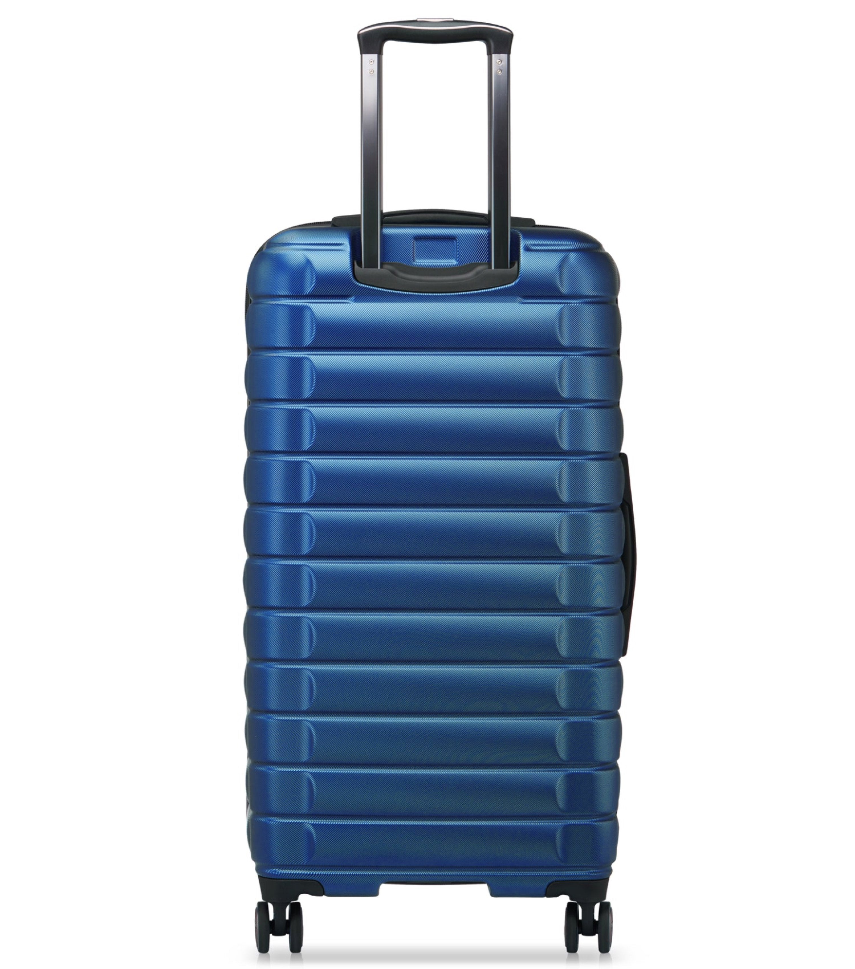 Delsey Shadow 5.0 80 cm 4 Wheel Trunk Suitcase Blue Travel Universe