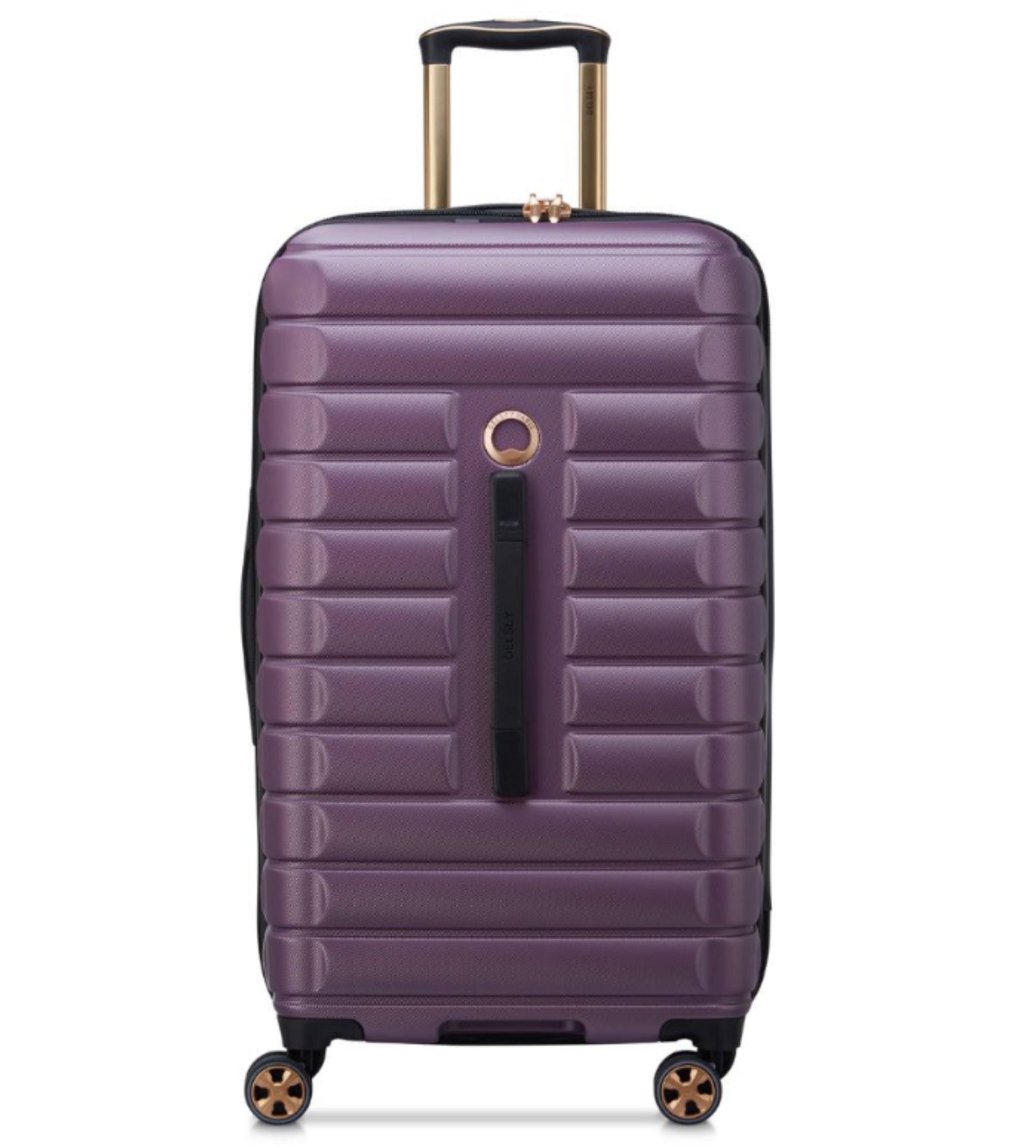 Delsey Shadow 5.0 - 80 cm 4 Wheel Trunk Suitcase - Plum