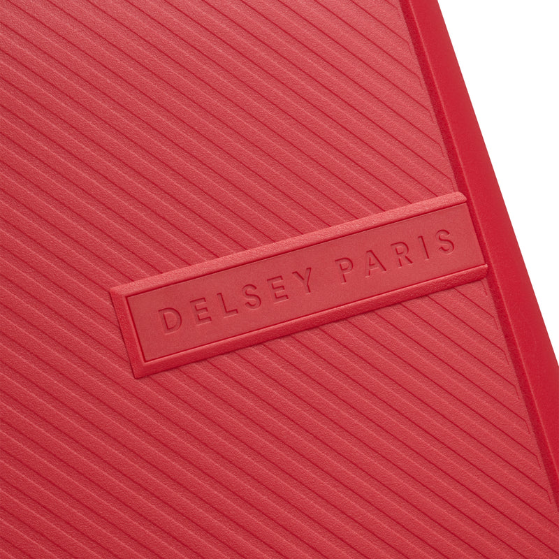Delsey Anvers 55 cm 4 Wheel Expandable Carry-on Suitcase - Red