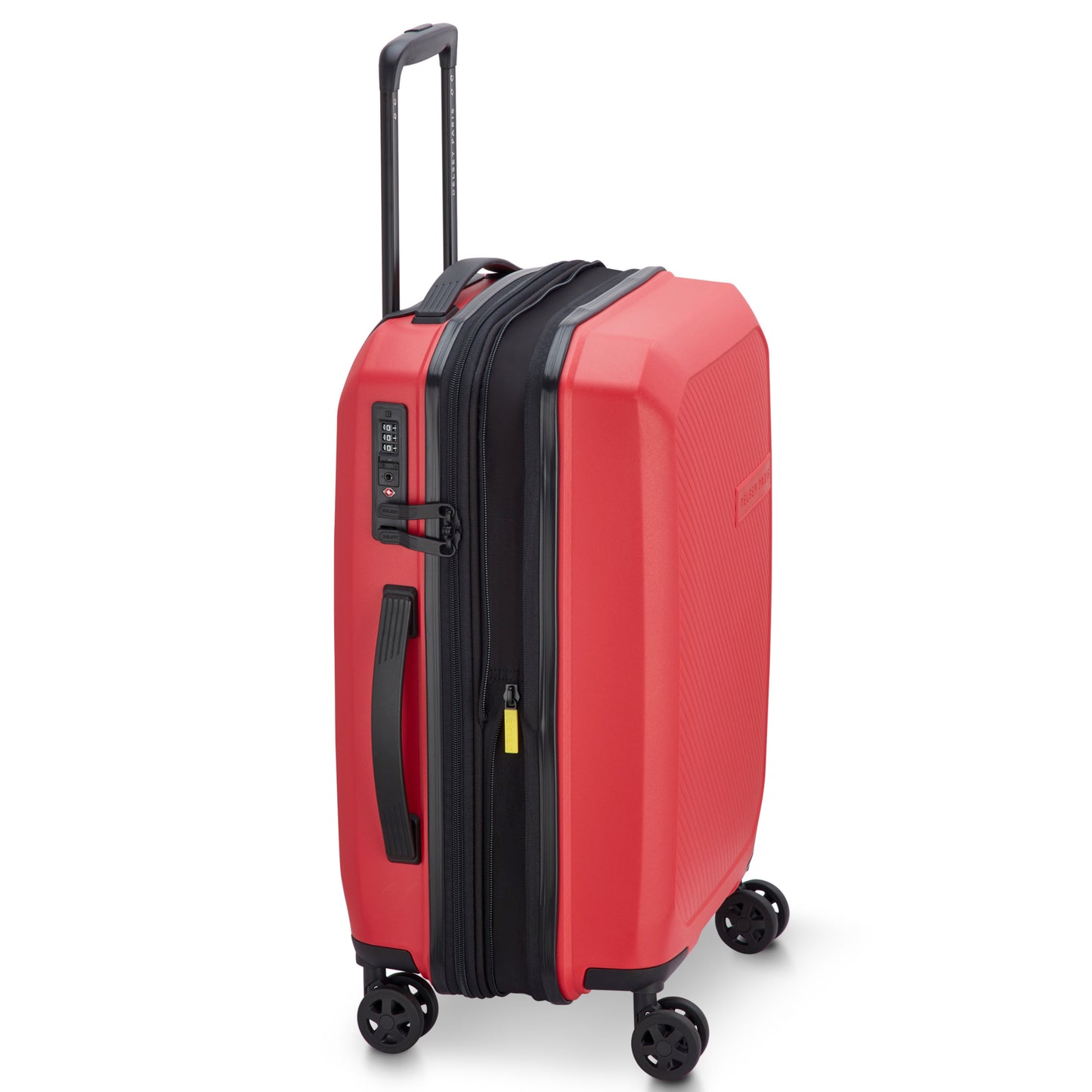 Delsey Anvers 55 cm 4 Wheel Expandable Carry-on Suitcase - Red