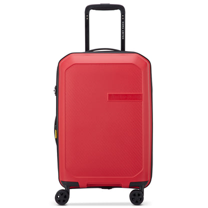 Delsey Anvers 55 cm 4 Wheel Expandable Carry-on Suitcase - Red