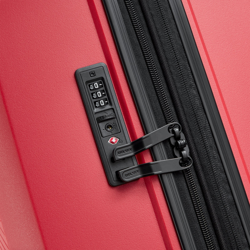 Delsey Anvers 81 cm 4 Wheel Expandable Suitcase - Red