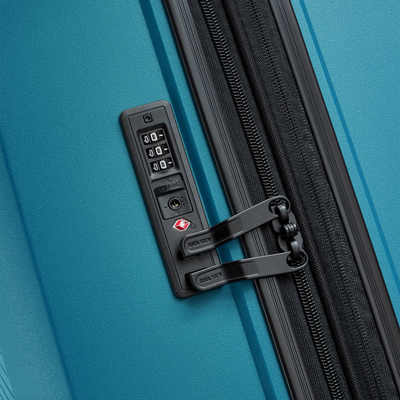 Delsey Anvers 81 cm 4 Wheel Expandable Suitcase - Teal