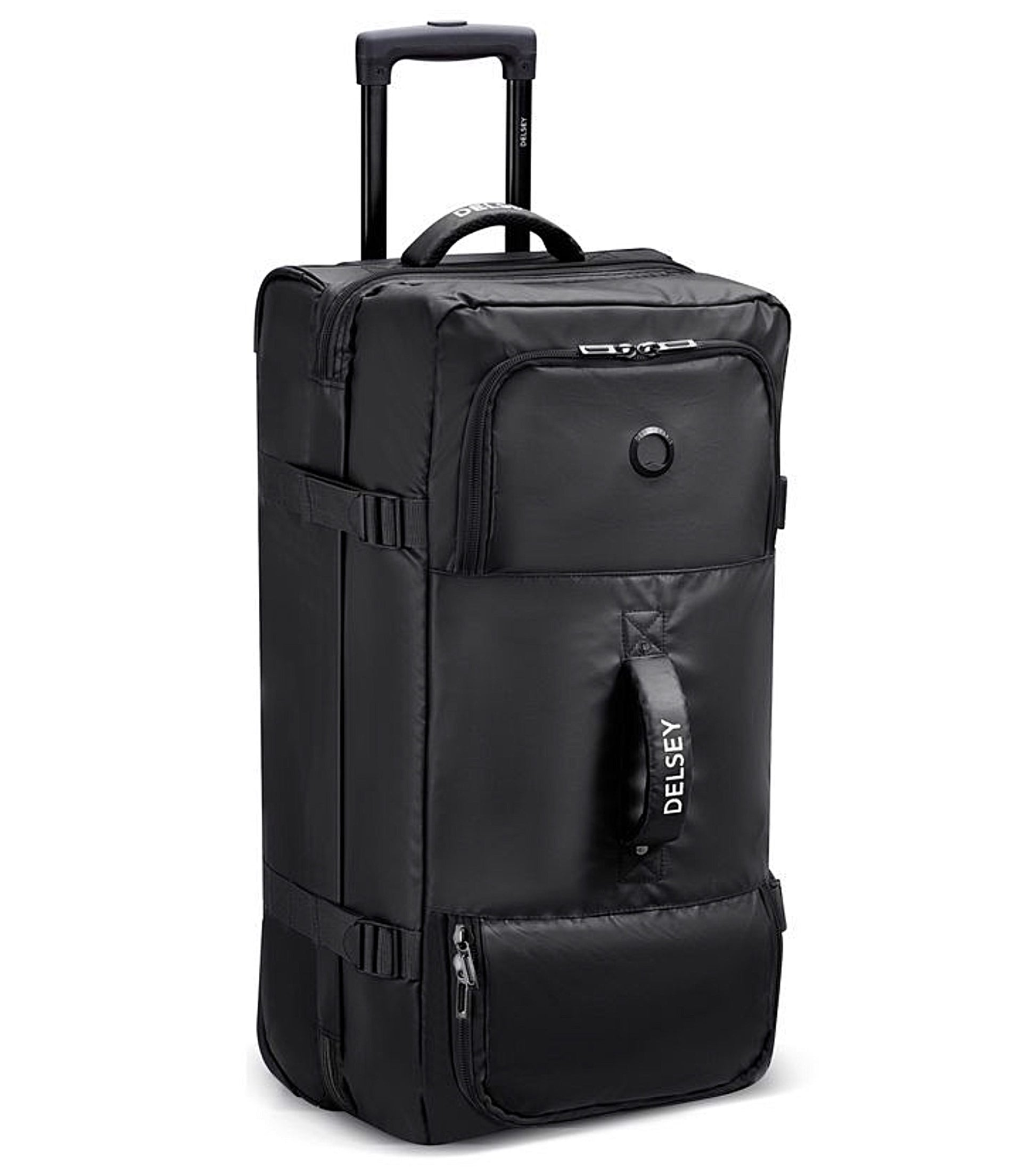 Delsey Raspail 2-Wheel Trolley Large Duffle Bag - Black