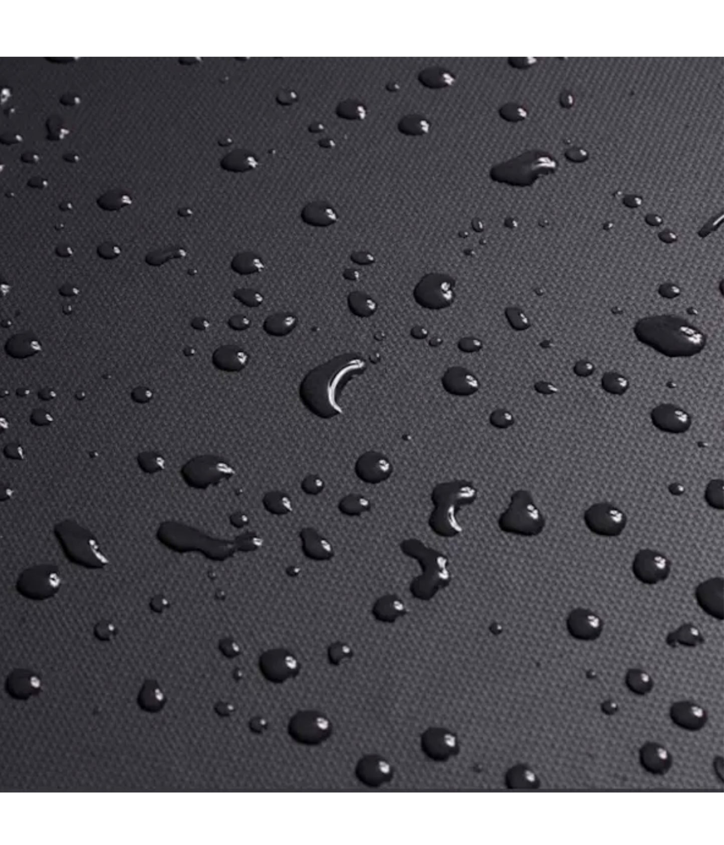 Water-repellant and recycled polyester material